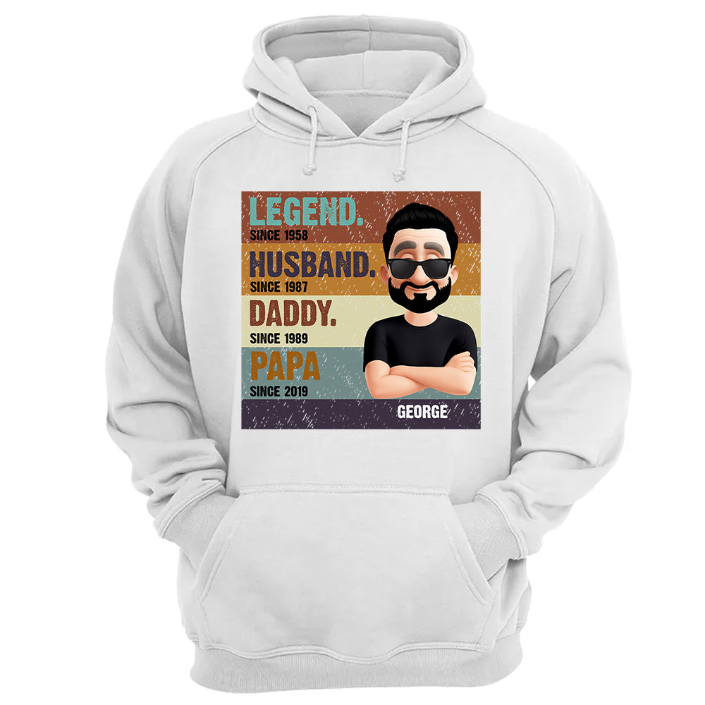 The Legend Husband Daddy Papa, Custom Shirt Gift For Dad T1807 Nh00