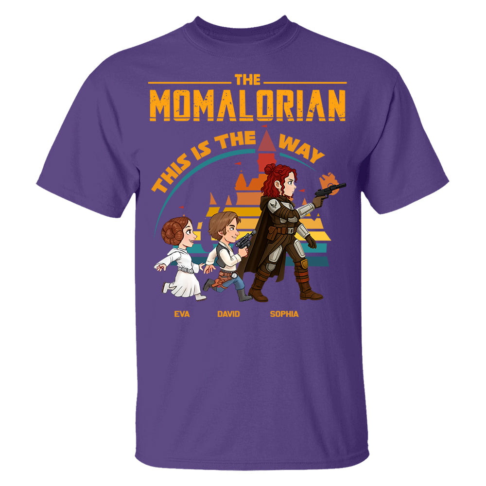 The Momalorian This Is The Way - Personalized Shirt Gift For Mom Pt99