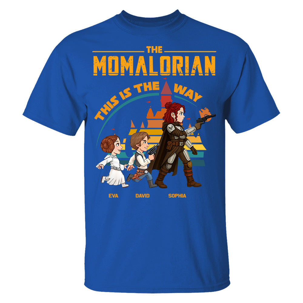 The Momalorian This Is The Way - Personalized Shirt Gift For Mom Pt99