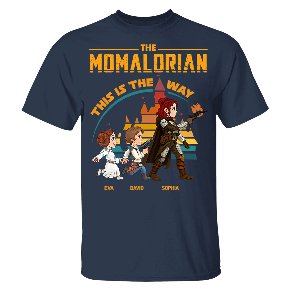 The Momalorian This Is The Way - Personalized Shirt Gift For Mom Pt99