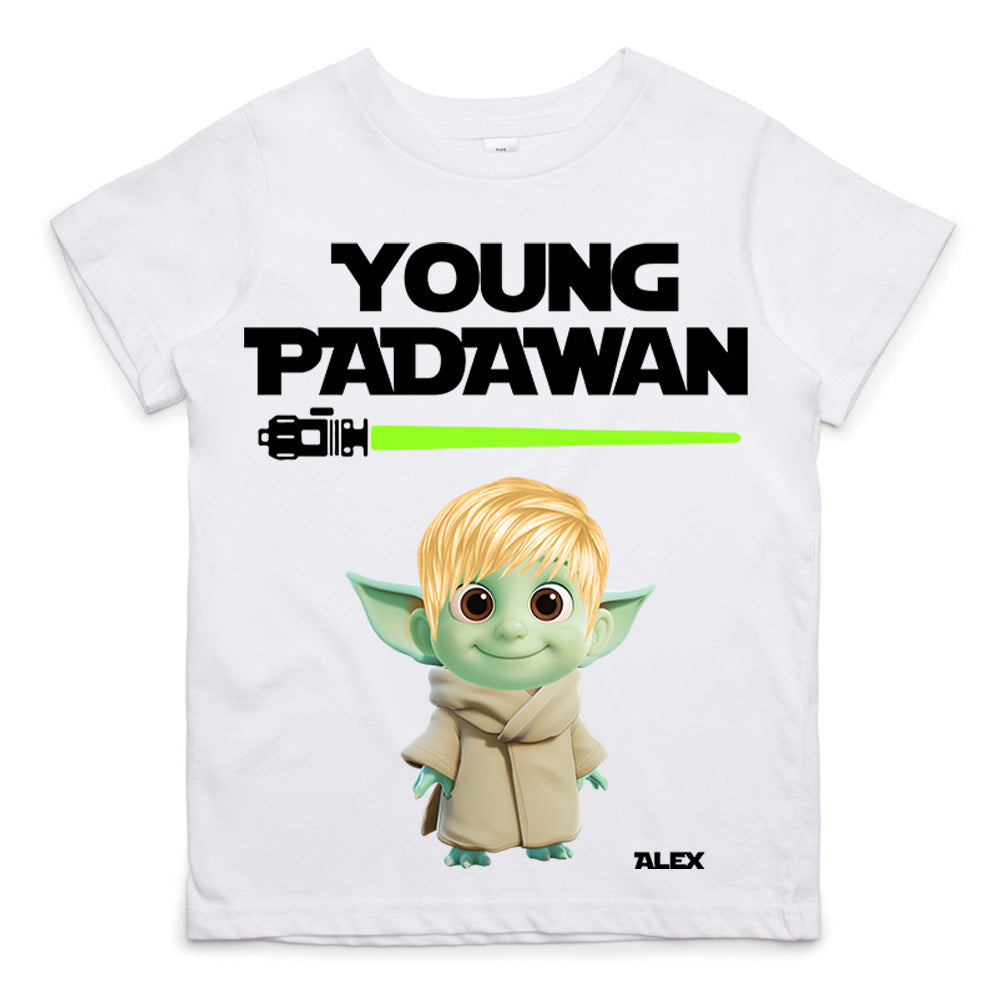 Jedi Master Young Padawan - Personalized Matching Shirts For Dad and Children Nh00