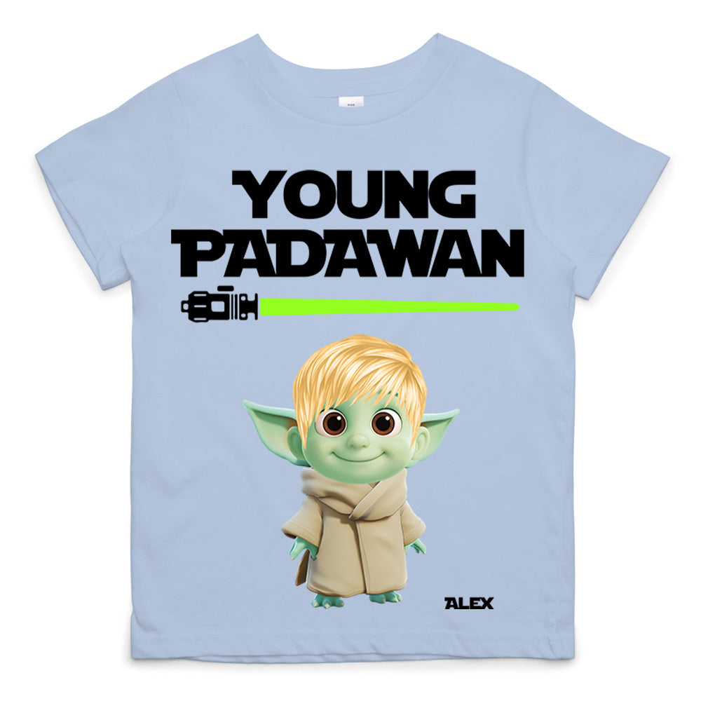 Jedi Master Young Padawan - Personalized Matching Shirts For Dad and Children Nh00