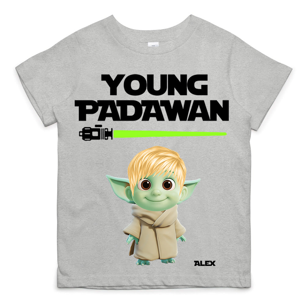 Jedi Master Young Padawan - Personalized Matching Shirts For Dad and Children Nh00