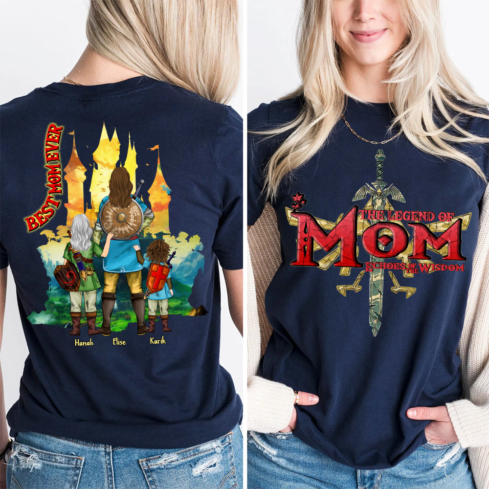Custom The Legend of Mom Echoes of Wisdom Shirt - Best Mom Ever - Mother's Day 2025 Personalized Shirt Nh00