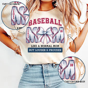 Loud and Proud Baseball Mom, Personalized Baseball Shirt, Gift For Baseball Lover A2110 Pt99