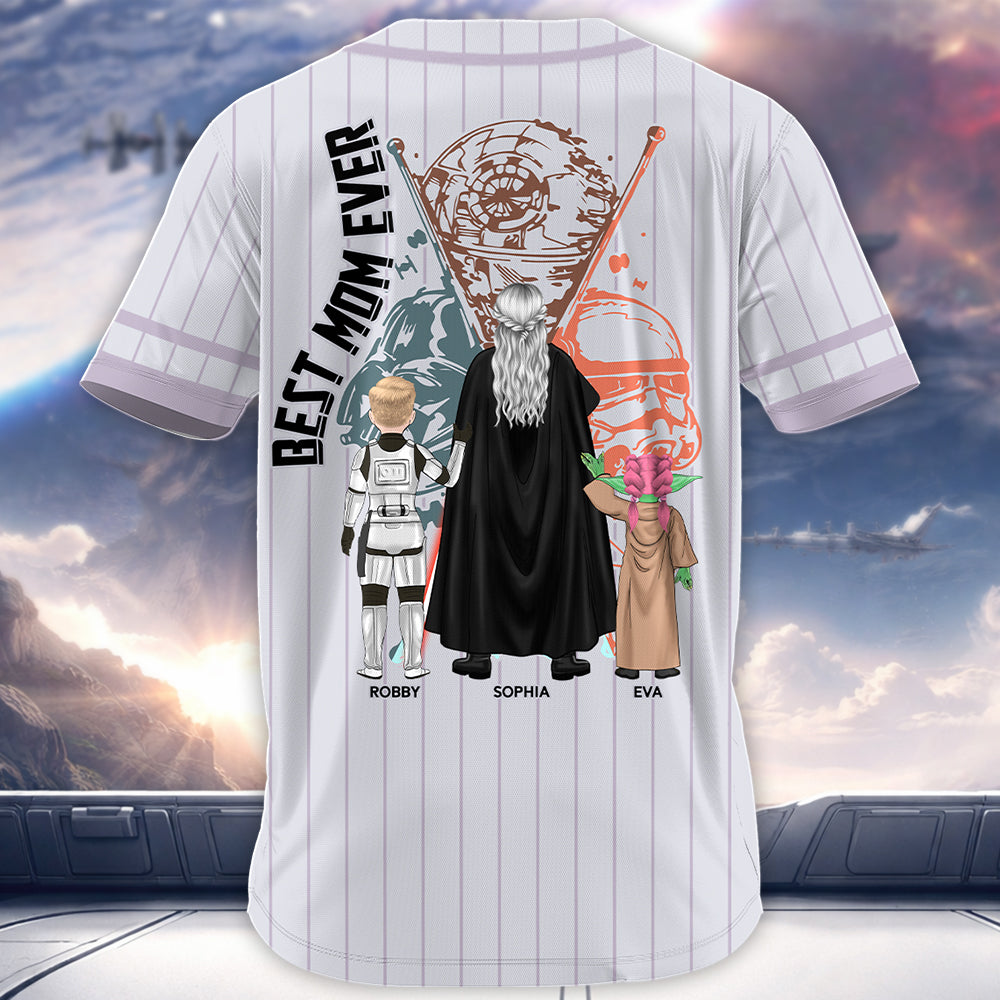 Personalized The Momalorian This Is The Way Baseball Jersey Shirt For Mom - Custom Mother's Day Gift 2026 Ver 2 New Hv01