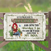 Garden Is My Soul - Custom Metal Sign For Gardening Lovers - Personalized Garden Metal Sign NA04 Li29