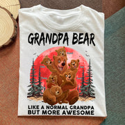 Grandpa Bear Like A Normal Grandpa - Personalized Shirt Hv01
