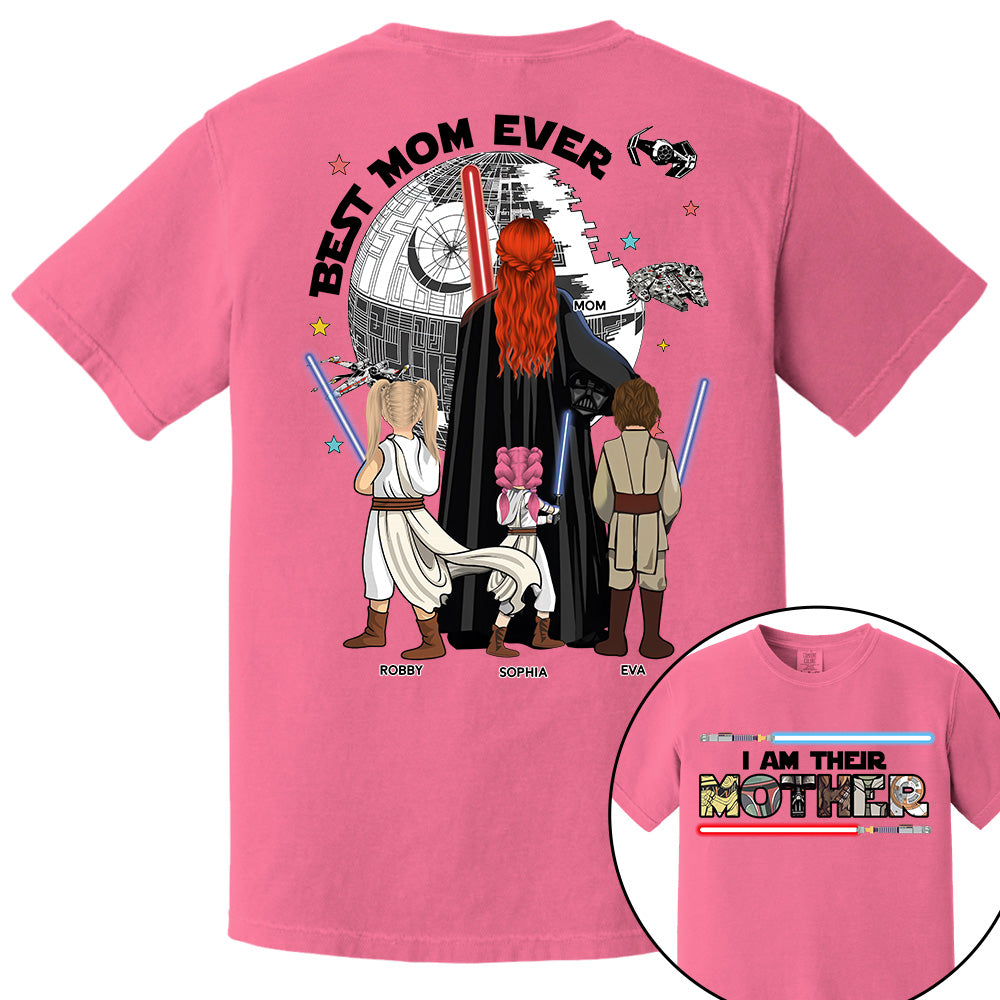 I Am Their Mother - Best Mom In The Galaxy - Personalized Shirt - Gift For Mother's Day T1807 VH01