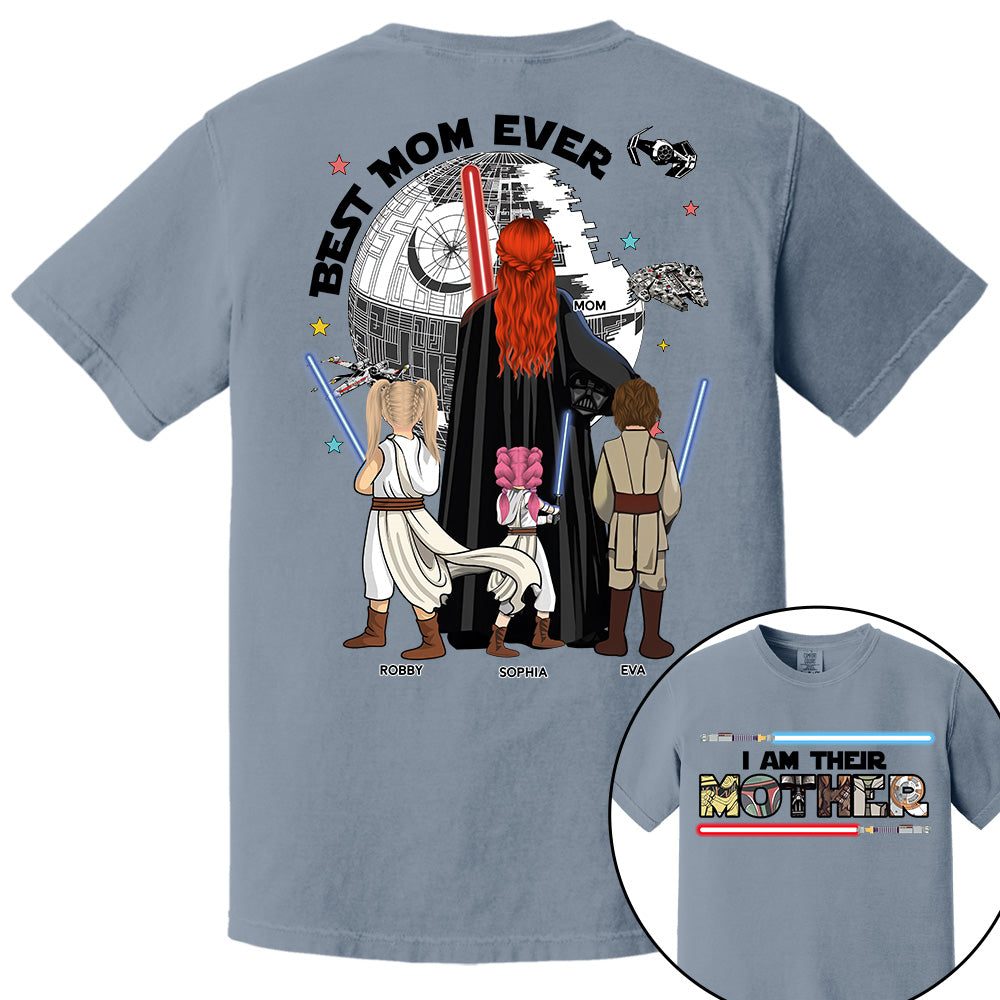 I Am Their Mother - Best Mom In The Galaxy - Personalized Shirt - Gift For Mother's Day T1807 VH01