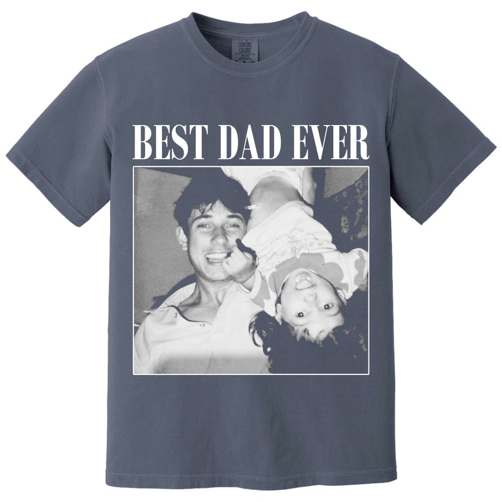 Custom Photo Dad Shirt, Personalised Comfort Colors Dad Shirt, Dad Picture Tshirt , Christmas Gift for Dad, Dad Tee, Dad Gift, Grandpa Gift VH01