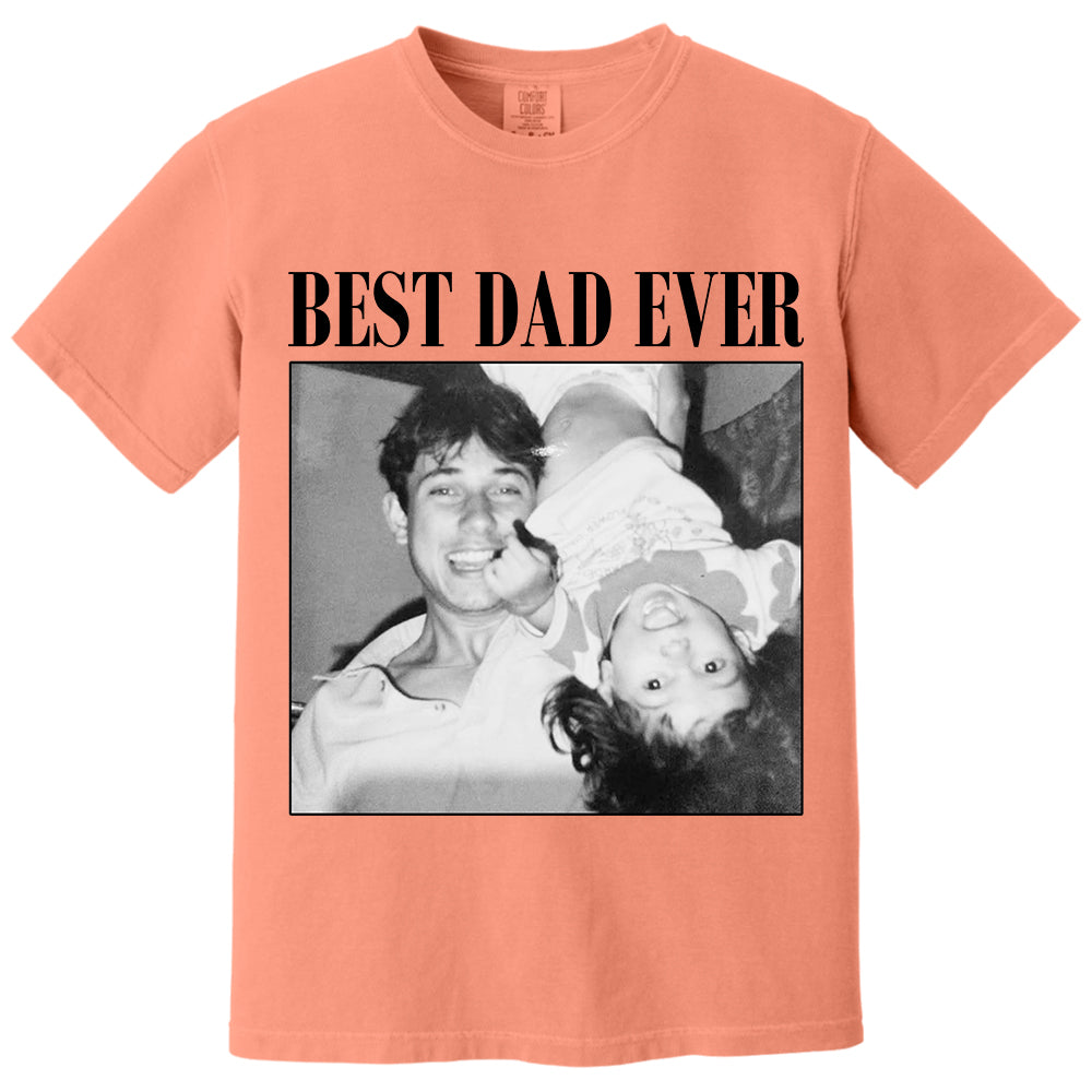 Custom Photo Dad Shirt, Personalised Comfort Colors Dad Shirt, Dad Picture Tshirt , Christmas Gift for Dad, Dad Tee, Dad Gift, Grandpa Gift VH01