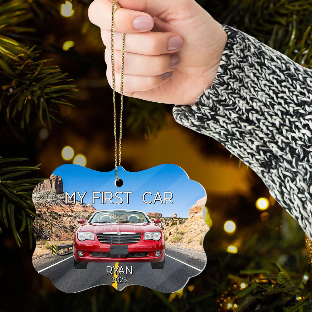 Personalized New Car Ornament, First Car Ornament A2110 Li29