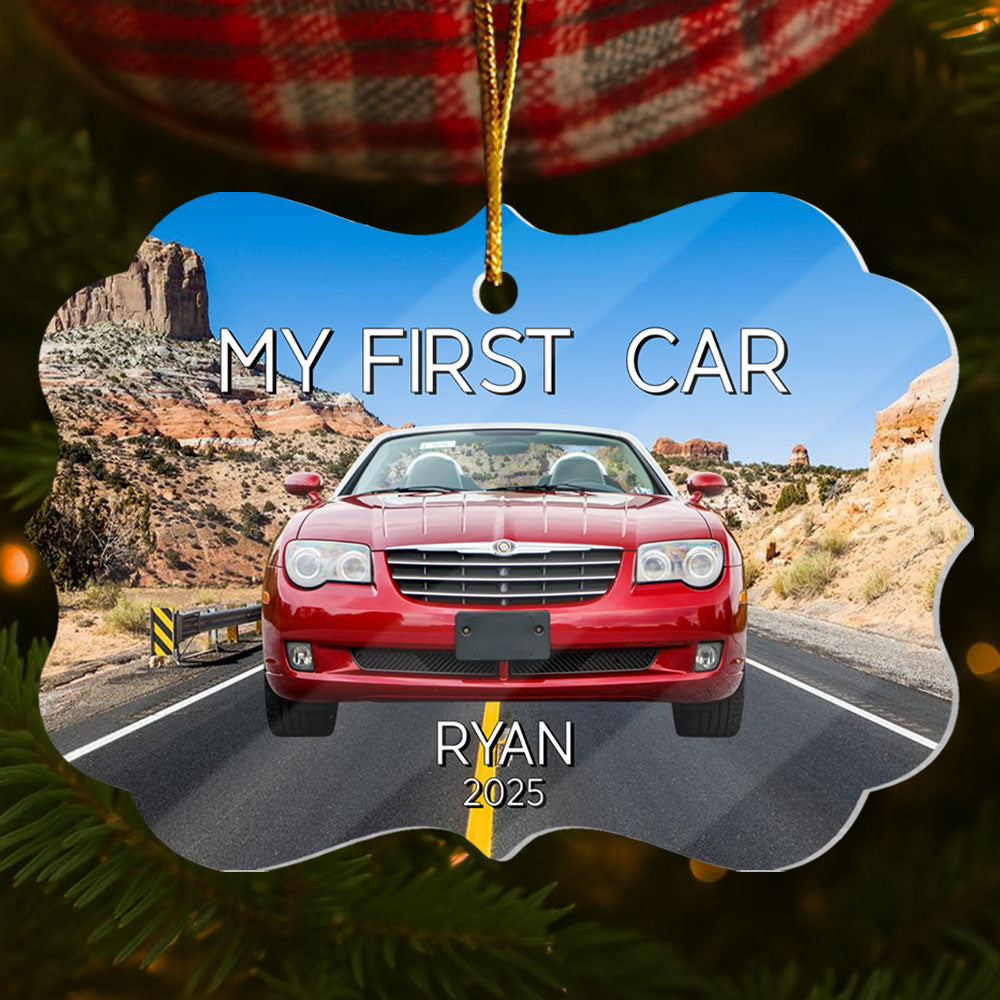 Personalized New Car Ornament, First Car Ornament A2110 Li29