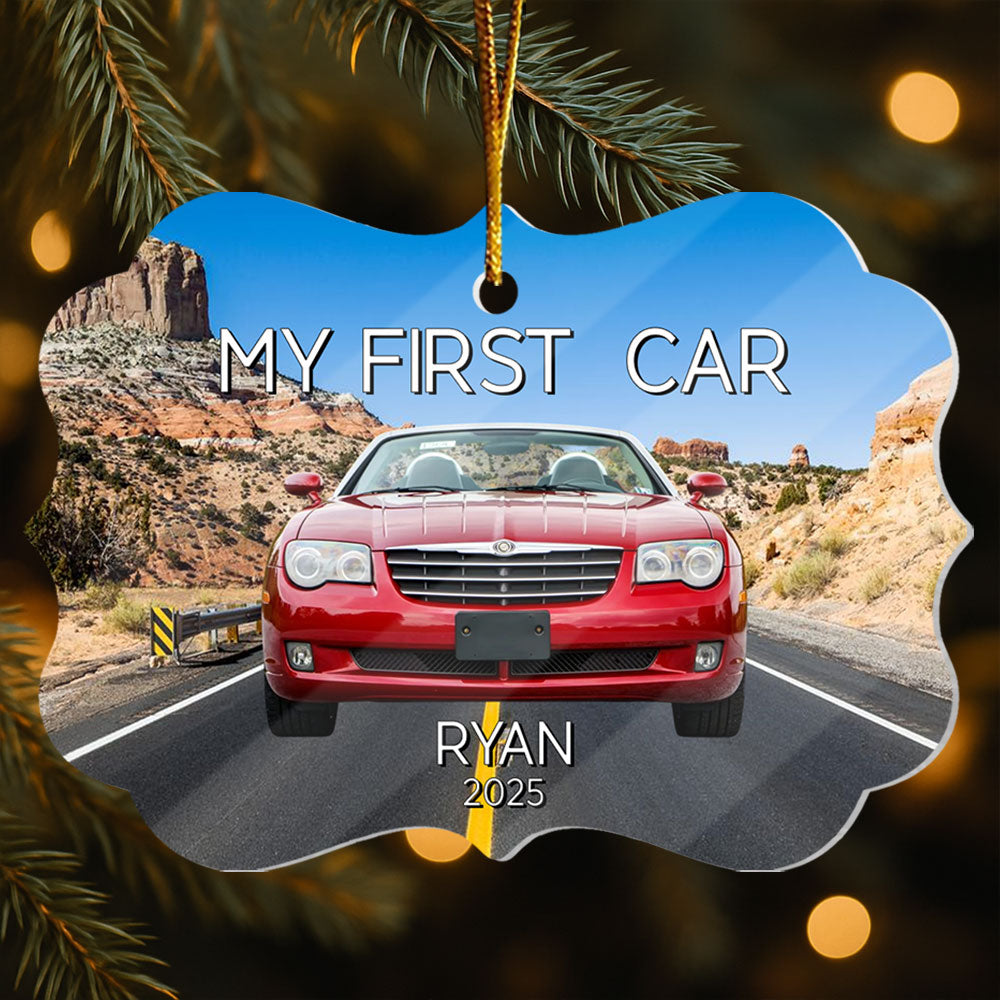 Personalized New Car Ornament, First Car Ornament A2110 Li29