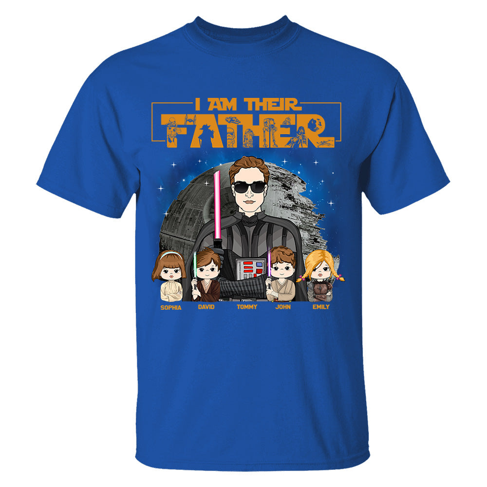 I Am Their Father, Father's Day Gifts 2025, Gift for Dad, Personalized Shirt T1807 Hv01