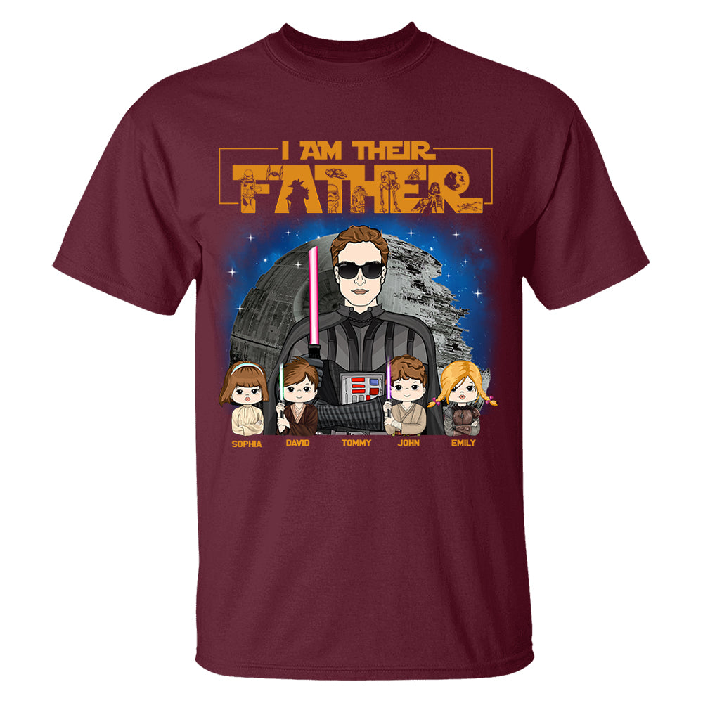 I Am Their Father, Father's Day Gifts 2025, Gift for Dad, Personalized Shirt T1807 Hv01
