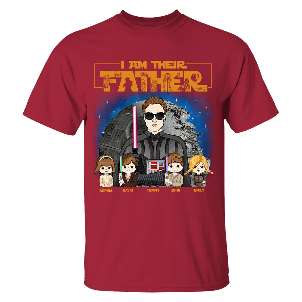 I Am Their Father, Father's Day Gifts 2025, Gift for Dad, Personalized Shirt T1807 Hv01