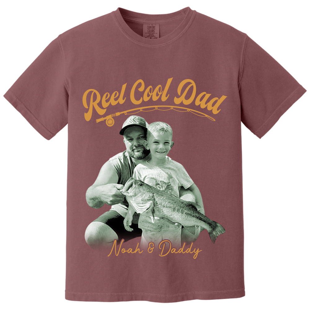 Reel Cool Dad - Personalized Vintage Shirt For Fishing Family - Gifts For Dad NA04 VH01