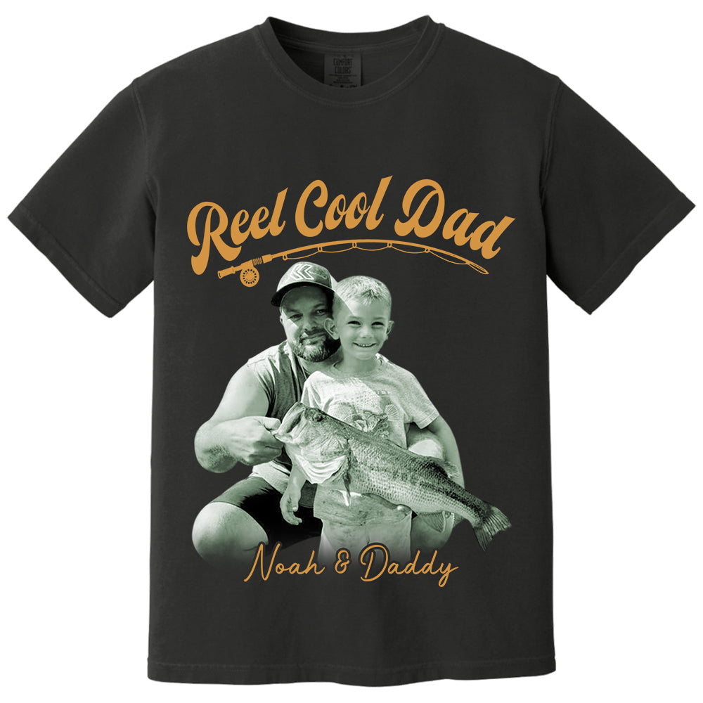 Reel Cool Dad - Personalized Vintage Shirt For Fishing Family - Gifts For Dad NA04 VH01