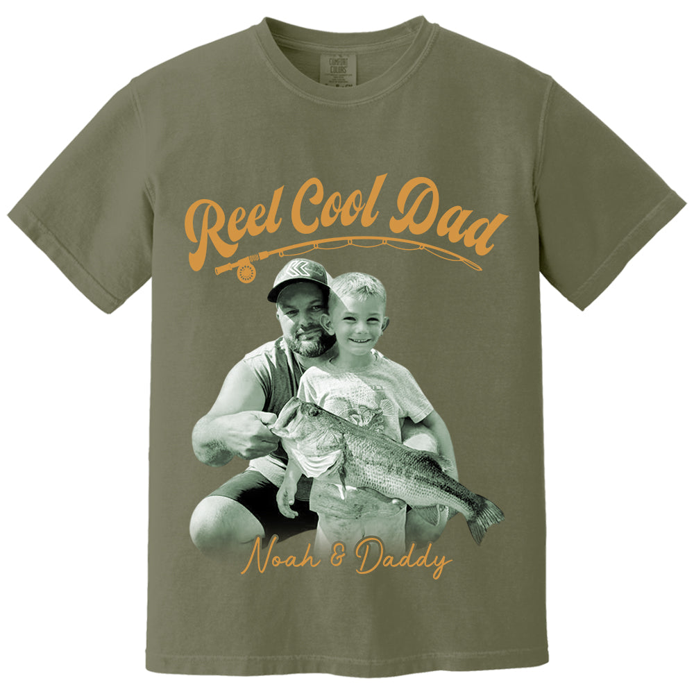 Reel Cool Dad - Personalized Vintage Shirt For Fishing Family - Gifts For Dad NA04 VH01