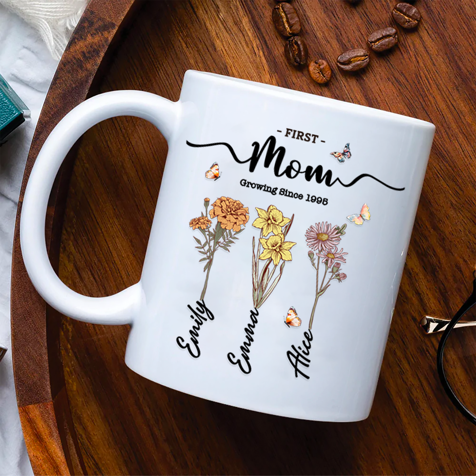 Custom Grandma's Garden Mug, Custom Grandkid Name Mug, Mother's Day Gift, Grandma Gift, Grandma Mug Gift