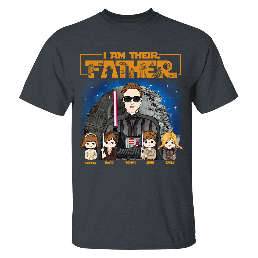 I Am Their Father, Father's Day Gifts 2025, Gift for Dad, Personalized Shirt T1807 Hv01