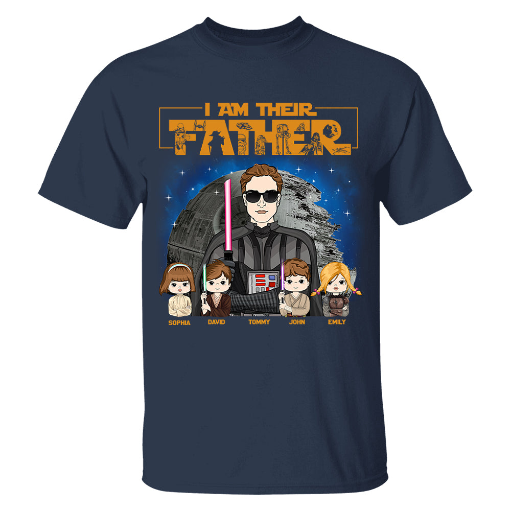 I Am Their Father, Father's Day Gifts 2025, Gift for Dad, Personalized Shirt T1807 Hv01