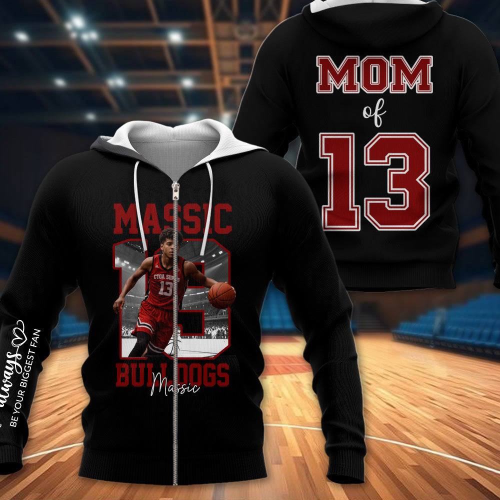 Personalized Basketball Shirt Custom Your Photo Gift For Basketball Mom Grandma Sport Family T1807
