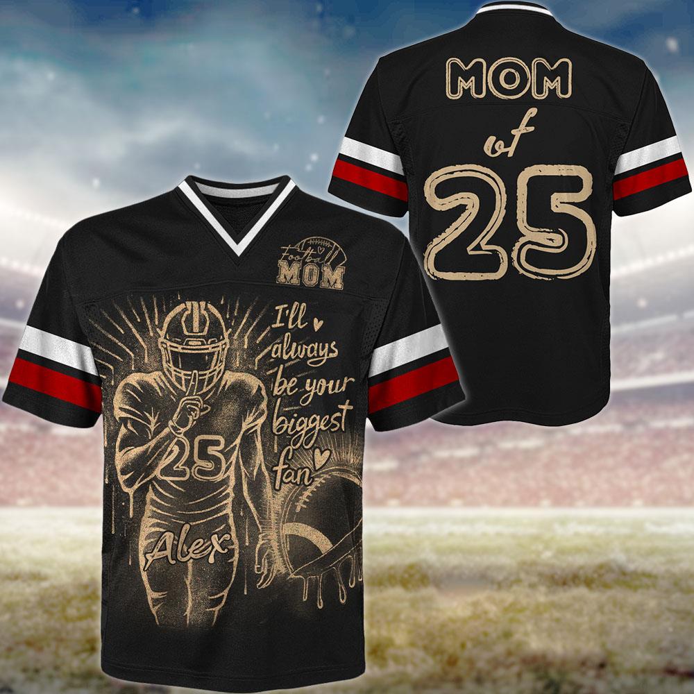 Custom Bleach Style Football Player Football Jersey Shirt Gift For Football Lovers - Personalized Gift For Football Player Nh00