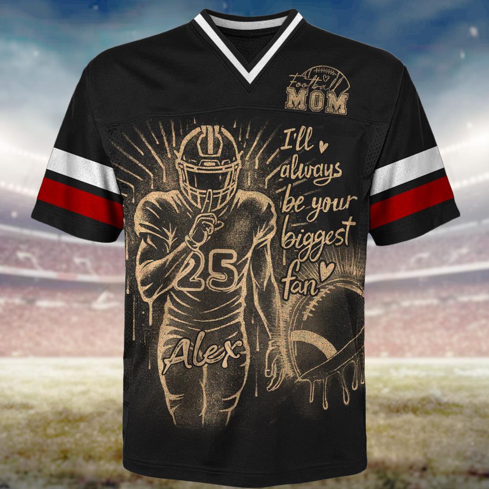 Custom Bleach Style Football Player Football Jersey Shirt Gift For Football Lovers - Personalized Gift For Football Player Nh00