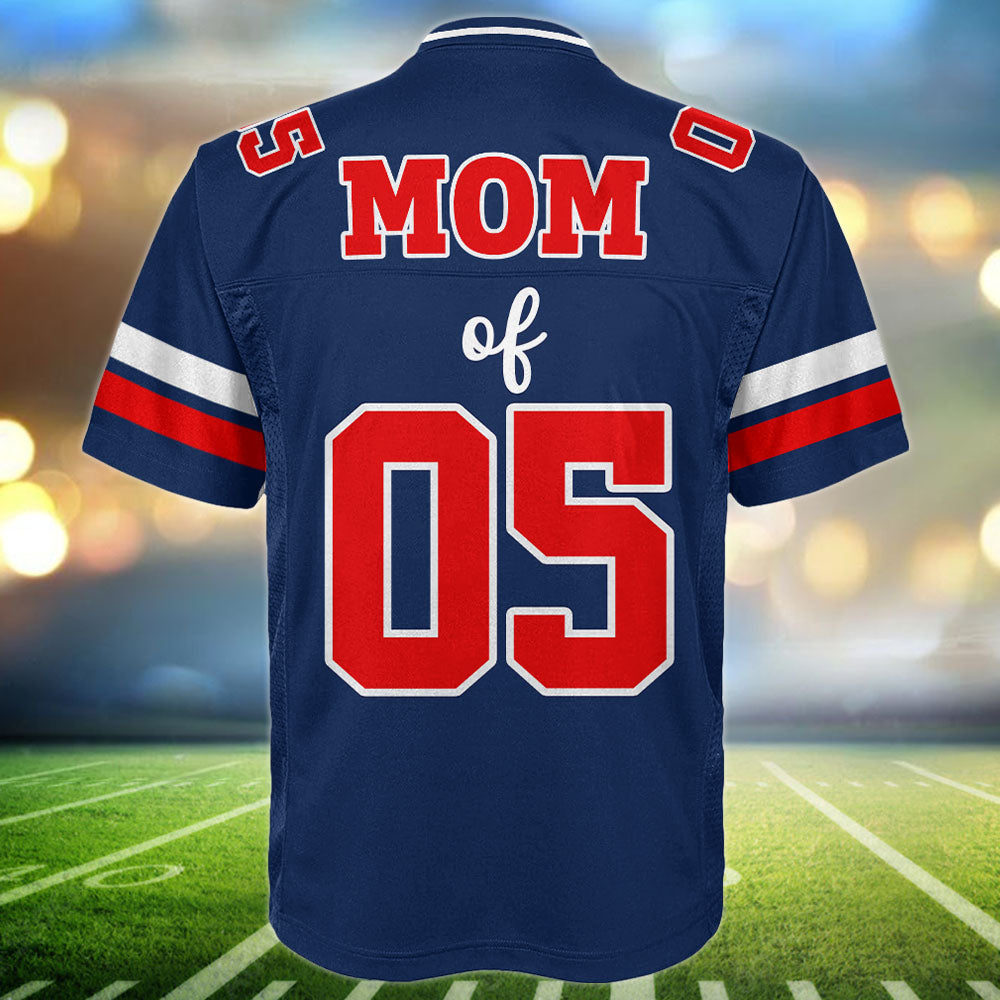 Customized American Football Photos Collage Football Jersey -Personalized Football Jersey With Name & Number Pt99