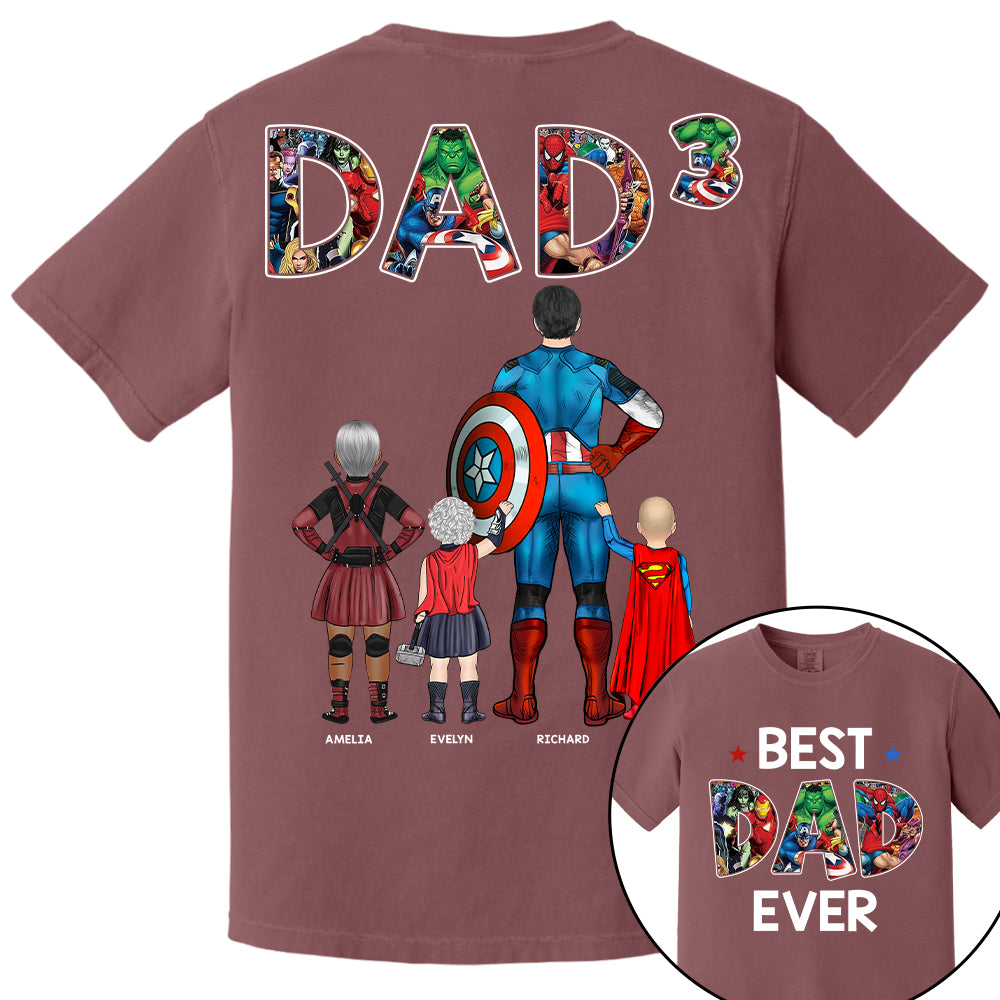 Best Dad Ever - Personalized Shirt Gifts For Dad  Hv01