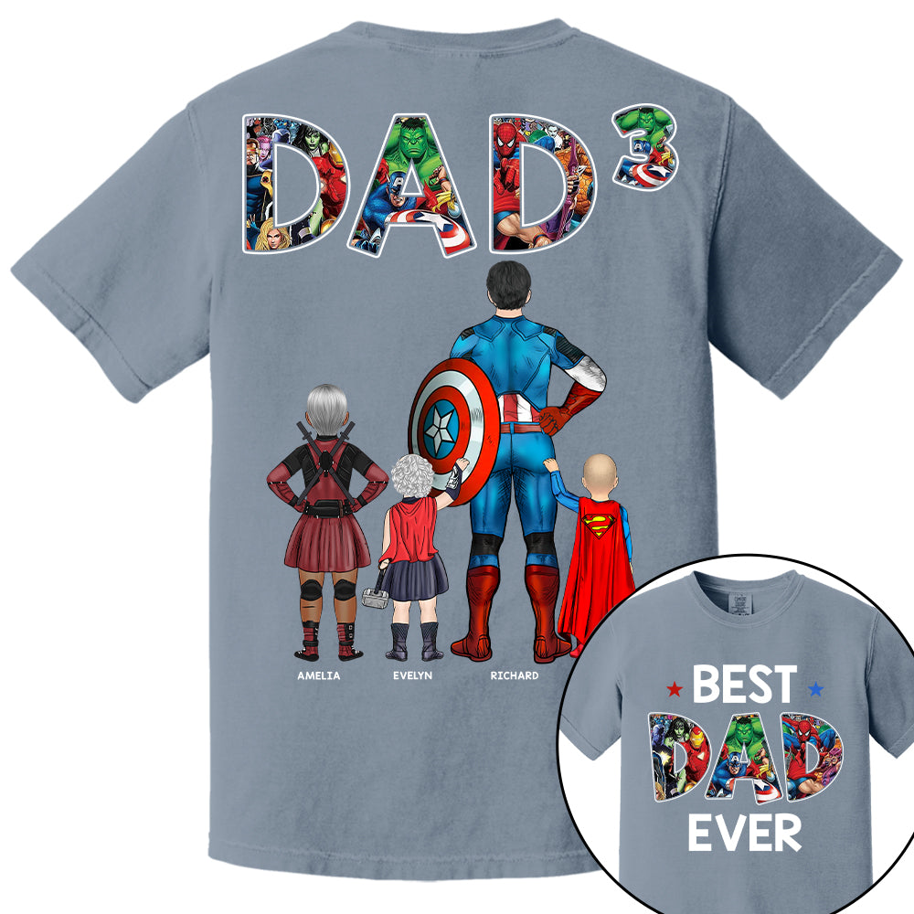 Best Dad Ever - Personalized Shirt Gifts For Dad  Hv01