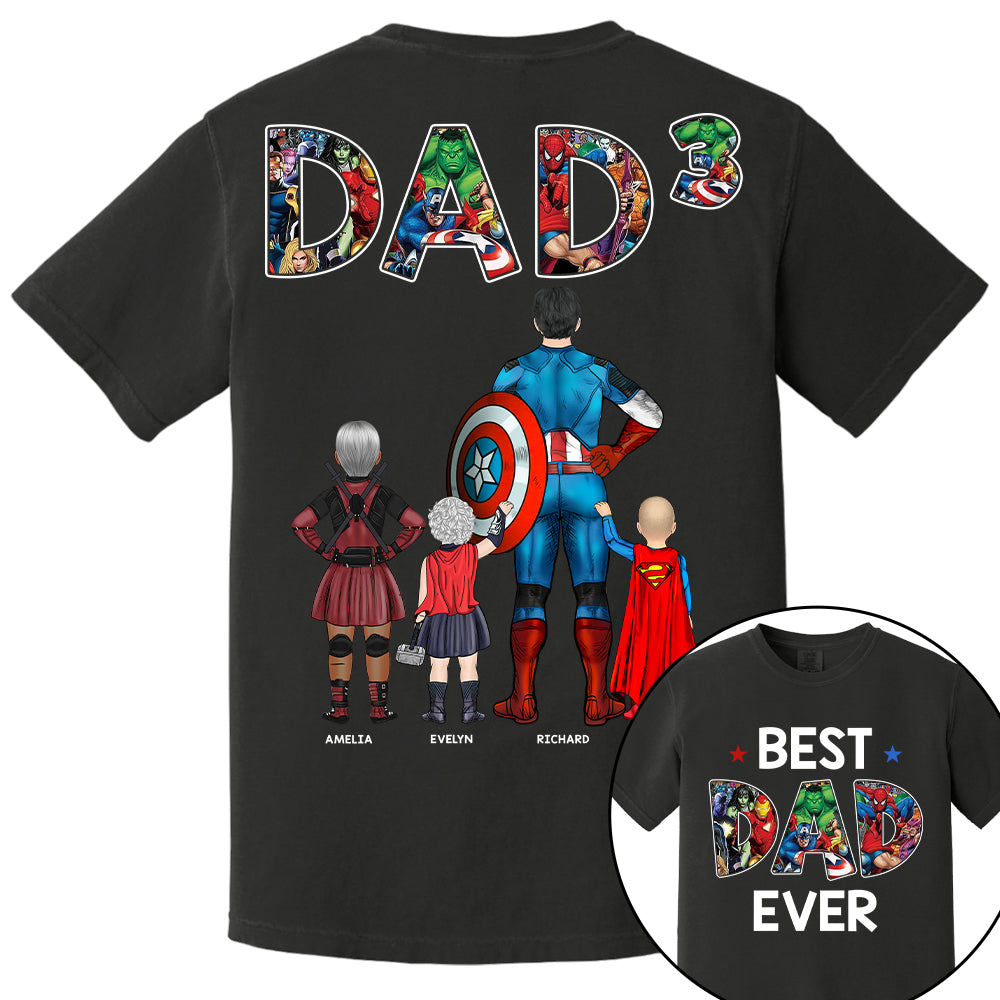 Best Dad Ever - Personalized Shirt Gifts For Dad  Hv01