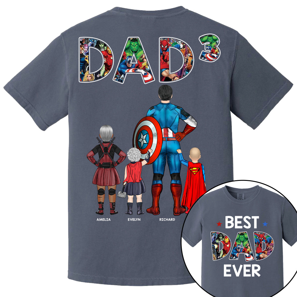 Best Dad Ever - Personalized Shirt Gifts For Dad  Hv01