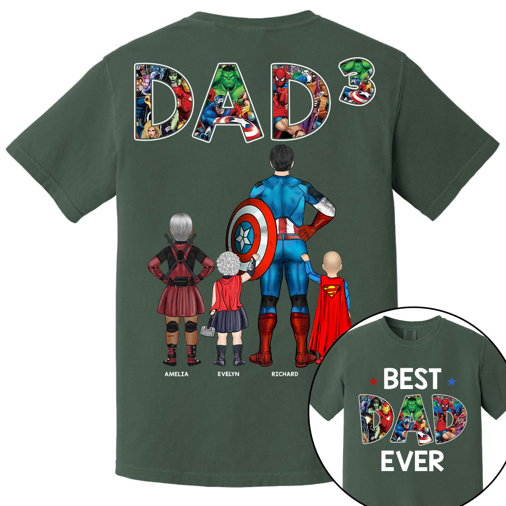 Best Dad Ever - Personalized Shirt Gifts For Dad  Hv01