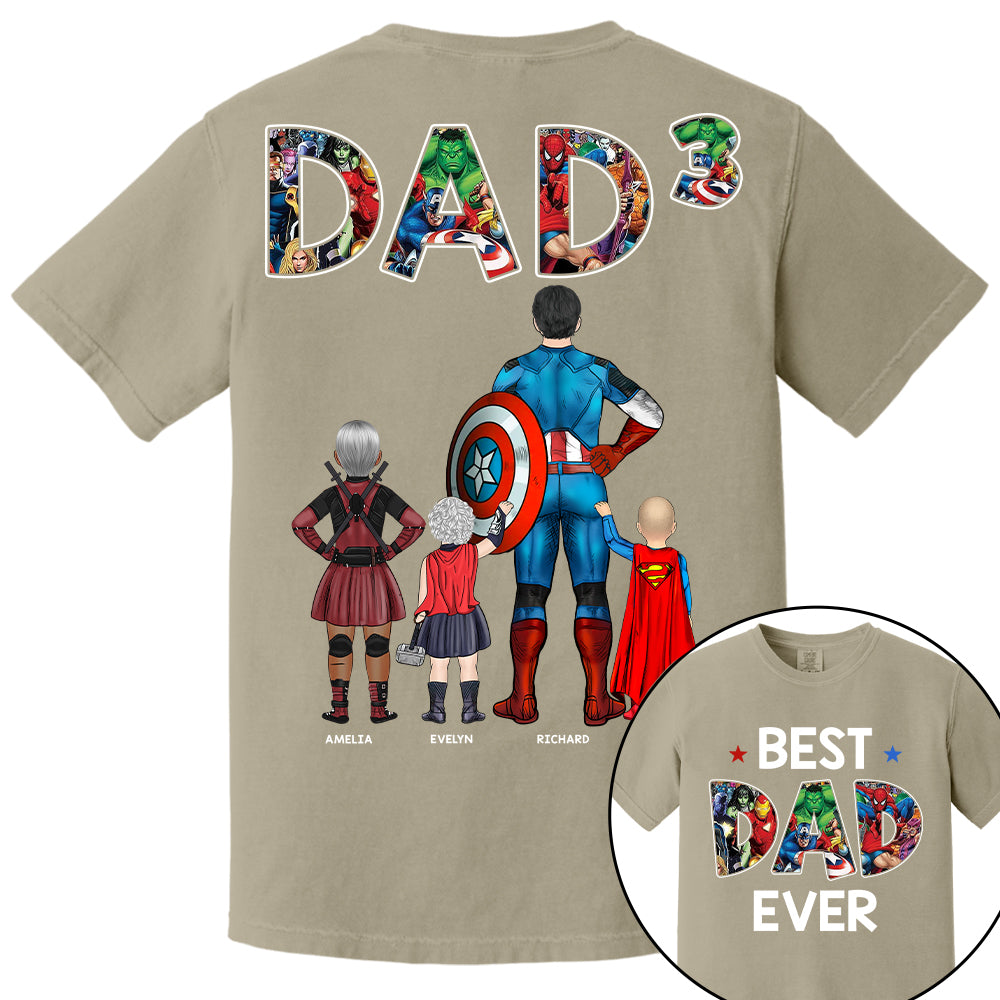 Best Dad Ever - Personalized Shirt Gifts For Dad  Hv01