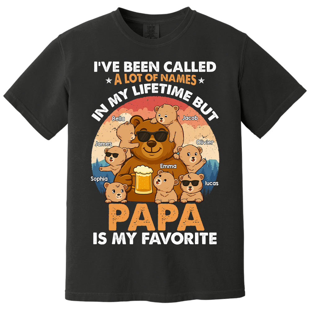 I've Been Called Shirt,  Personalized Papabear Shirt, Gift For Dad, Grandpa A2110 - NV01