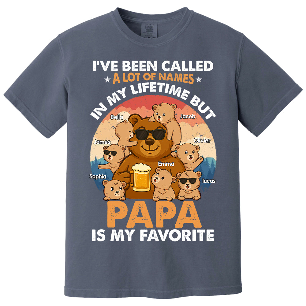 I've Been Called Shirt,  Personalized Papabear Shirt, Gift For Dad, Grandpa A2110 - NV01