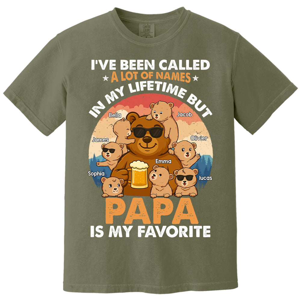 I've Been Called Shirt,  Personalized Papabear Shirt, Gift For Dad, Grandpa A2110 - NV01