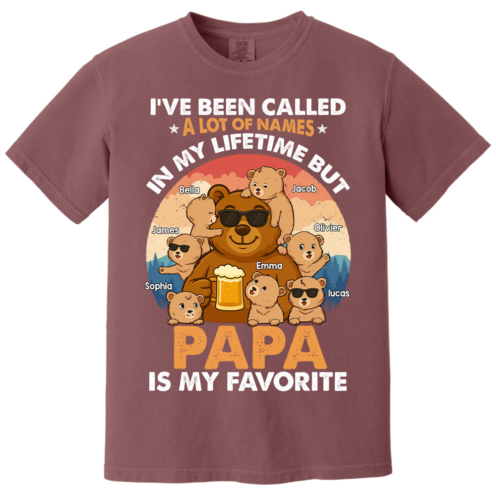 I've Been Called Shirt,  Personalized Papabear Shirt, Gift For Dad, Grandpa A2110 - NV01