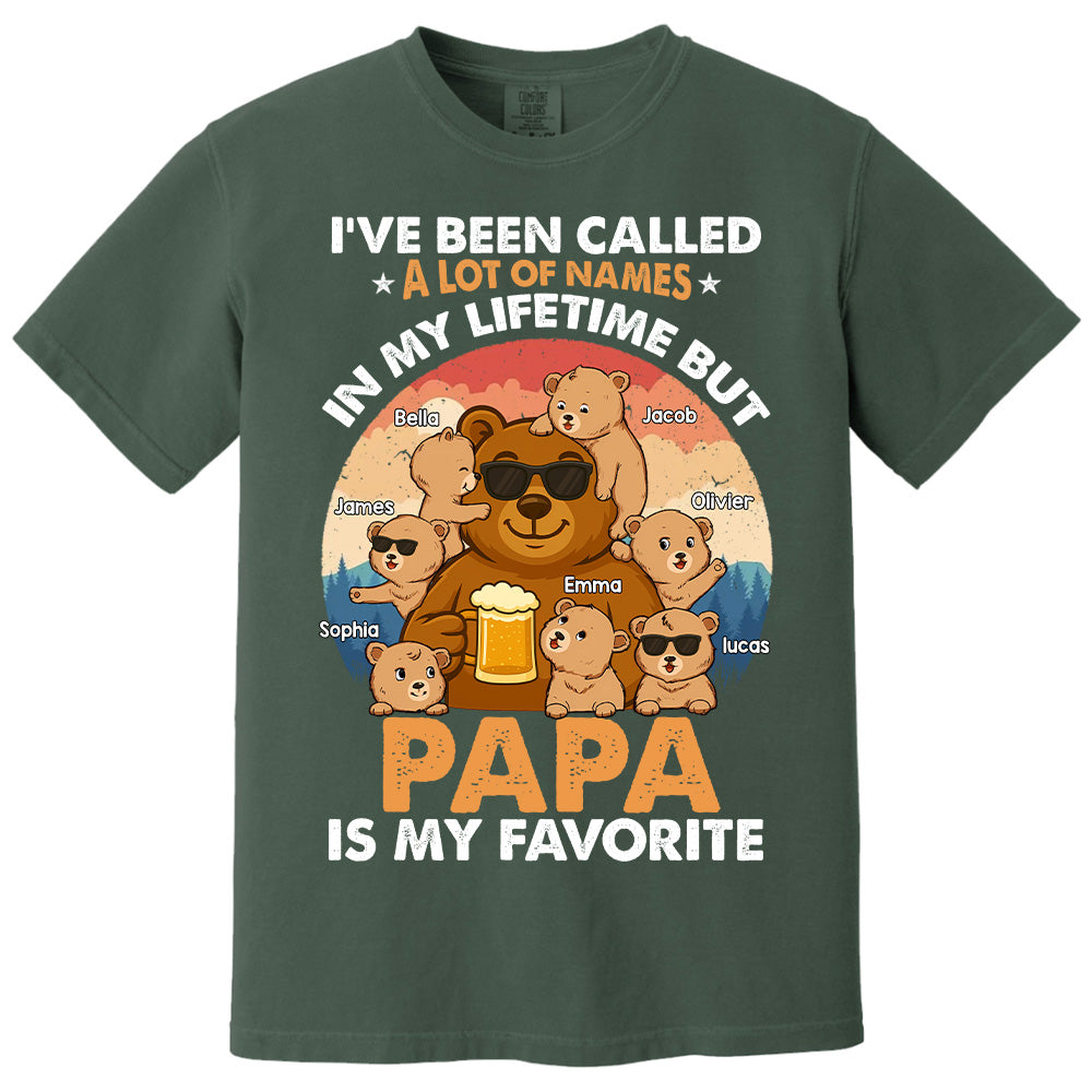 I've Been Called Shirt,  Personalized Papabear Shirt, Gift For Dad, Grandpa A2110 - NV01