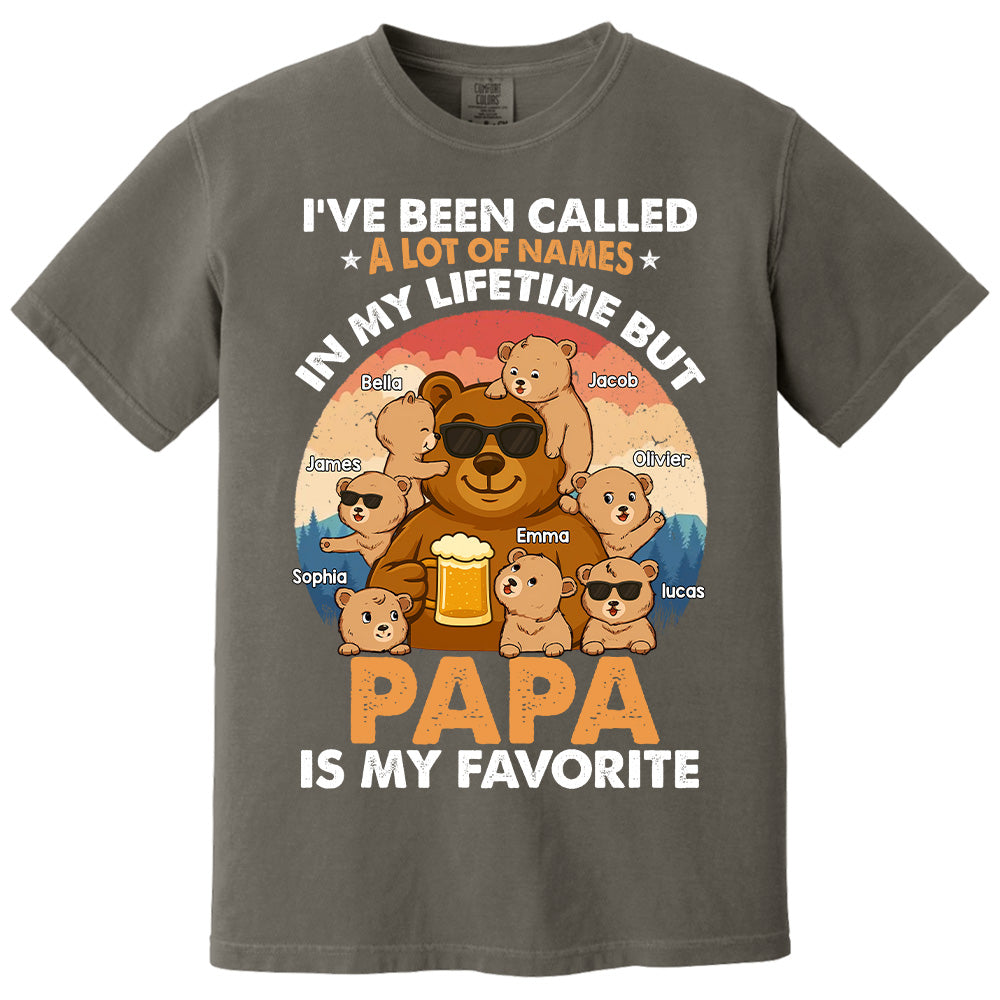 I've Been Called Shirt,  Personalized Papabear Shirt, Gift For Dad, Grandpa A2110 - NV01