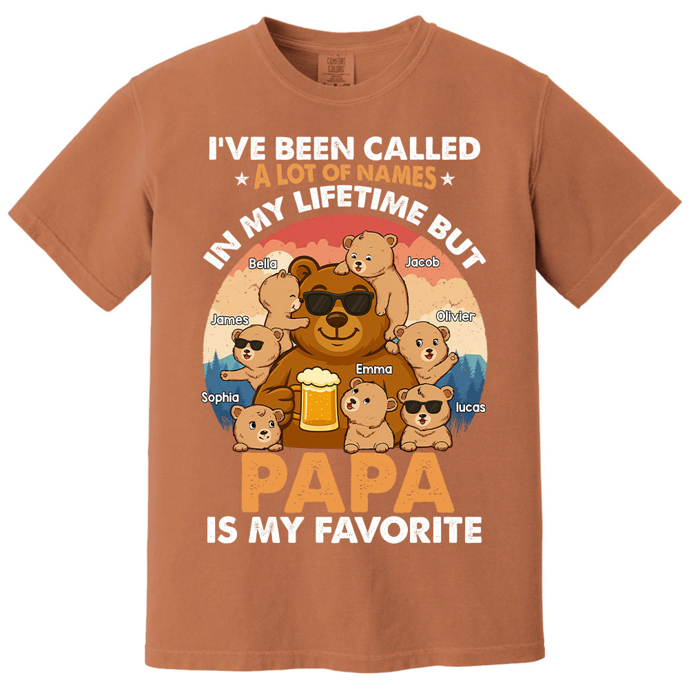 I've Been Called Shirt,  Personalized Papabear Shirt, Gift For Dad, Grandpa A2110 - NV01