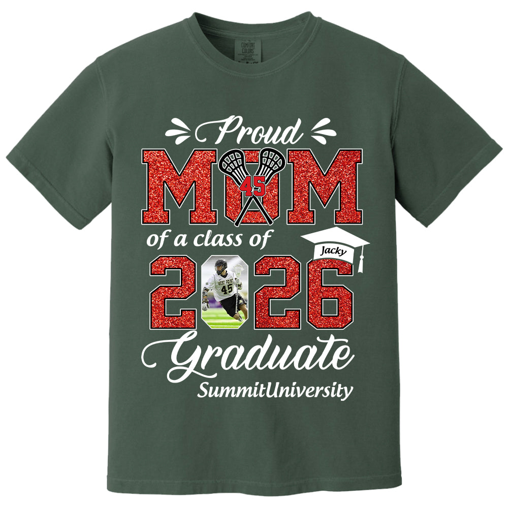 Personalized Lacrosse Graduation Shirt Class of 2026 Custom Senior Shirt Family Graduation Gift Lacrosse Senior 2026 Shirt Na02 T24