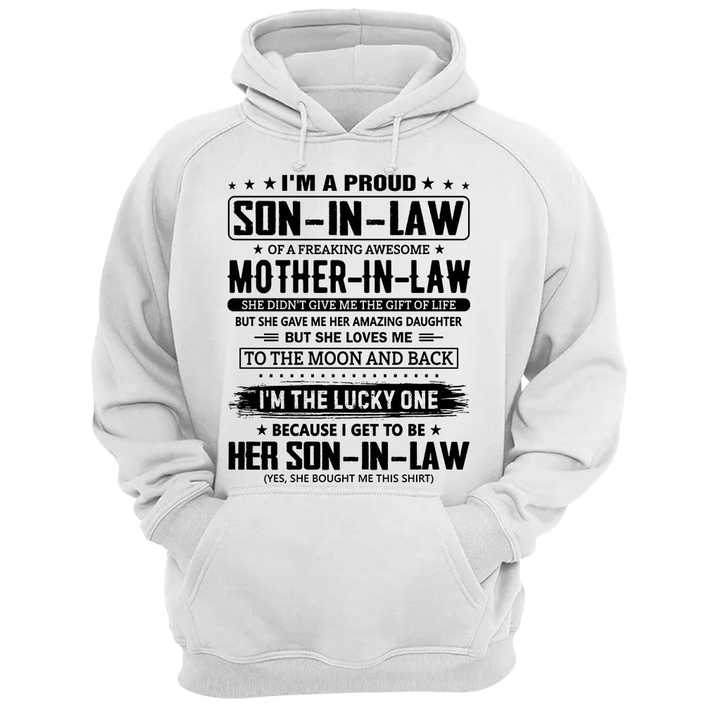 I'm A Proud Son-In-Law Of A Freaking Awesome Mother-In-Law Shirt