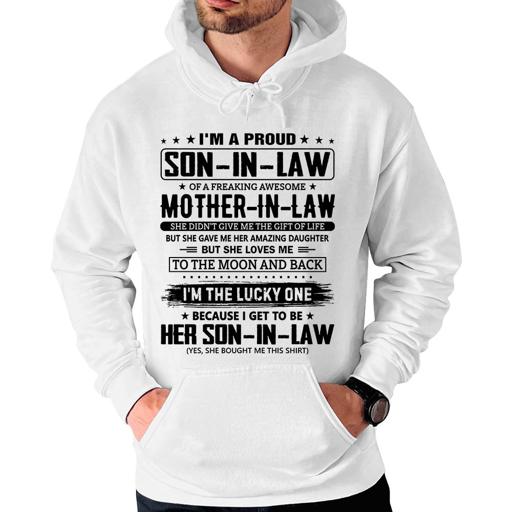 I'm A Proud Son-In-Law Of A Freaking Awesome Mother-In-Law Shirt