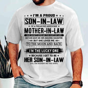 I'm A Proud Son-In-Law Of A Freaking Awesome Mother-In-Law Shirt