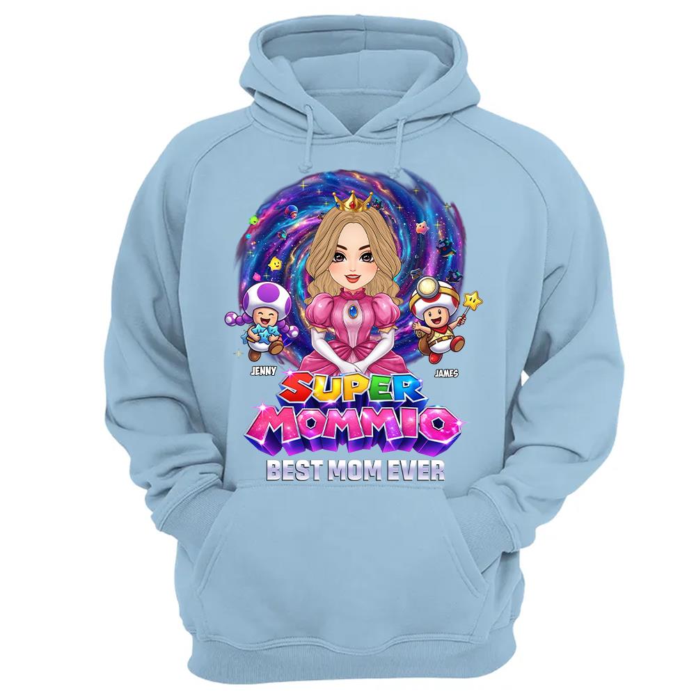 Super Mommio Best Mom Ever Custom Shirt, Gift For Mom, Mother's Day L0411 Hv01